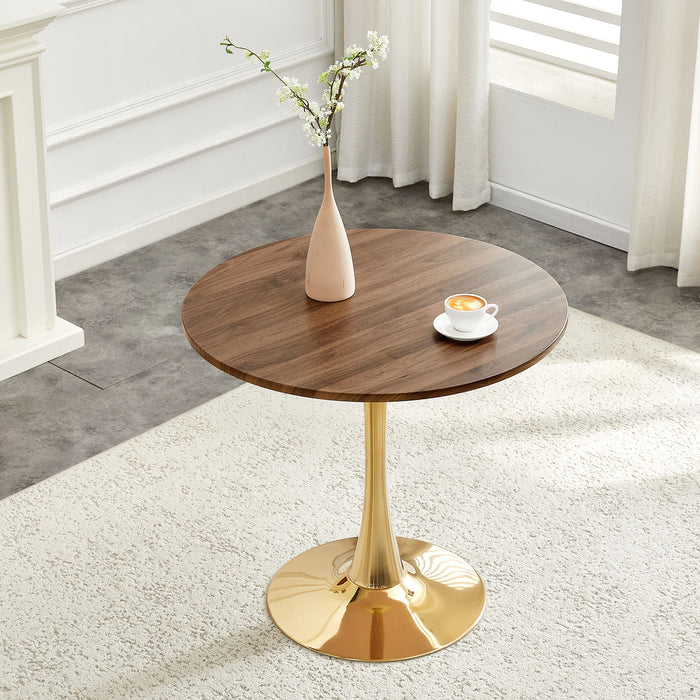 Round Dining Table With Thickened Top For Kitchen
