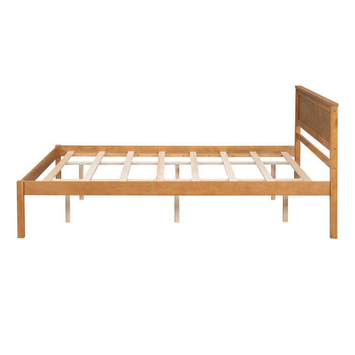 Platform Bed Frame With Headboard