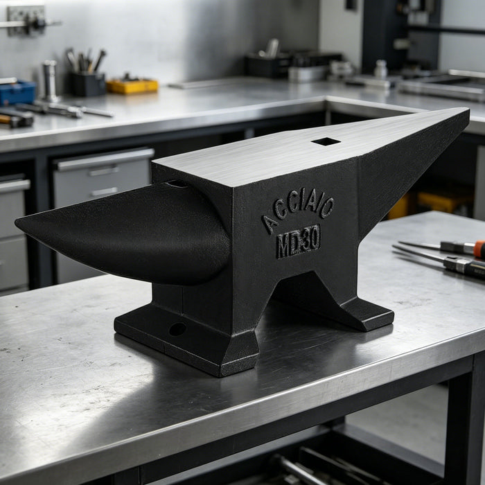 Heavy Duty Cast Steel Anvil, 22 Lbs Single Horn With Large Countertop, High Hardness For smithing
