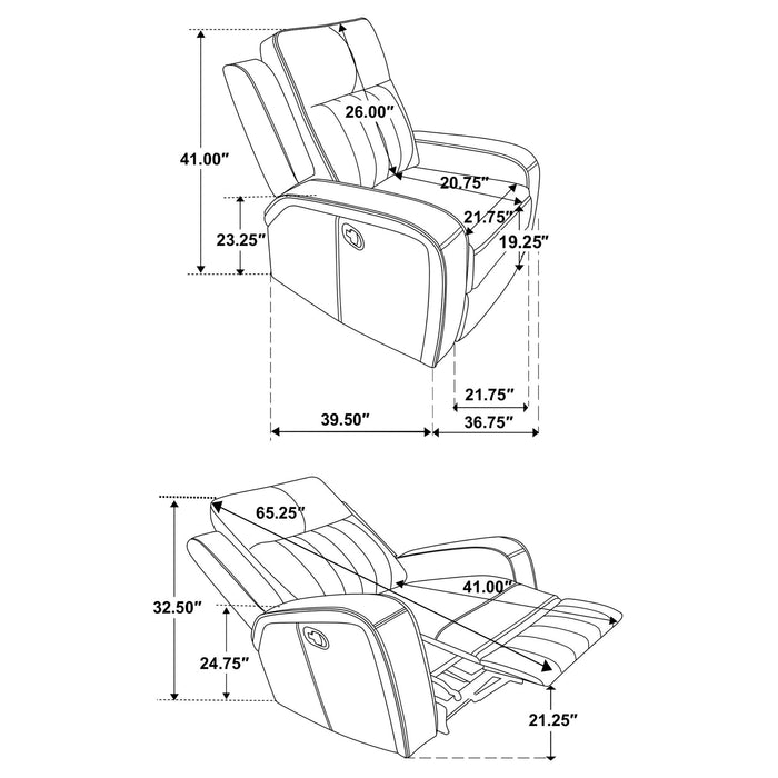Mckinley - 3 Piece Reclining Sofa Set - Gray