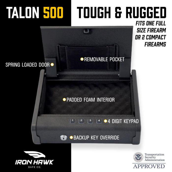 Portable Quick Access Safe - Matte Black