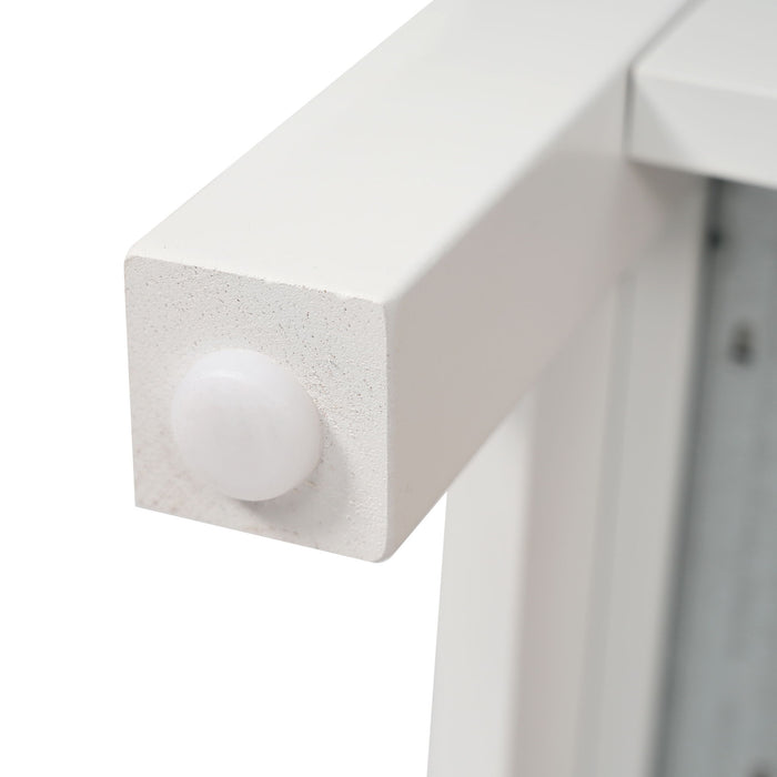 Modern Bathroom Vanity With Ceramic Sink, Solid Frame And Storage Solutions