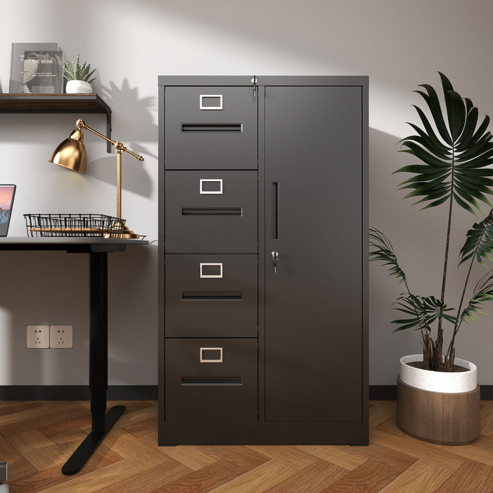 Storage Vertical Filing Cabinet With Lock