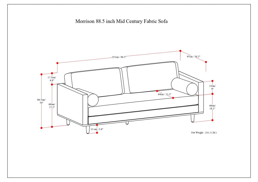 Morrison - Upholstered Sofa
