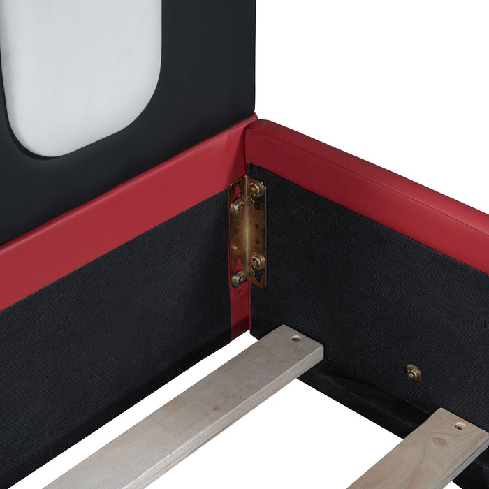 High Quality Race Car Shaped Platform Bed & Wheels