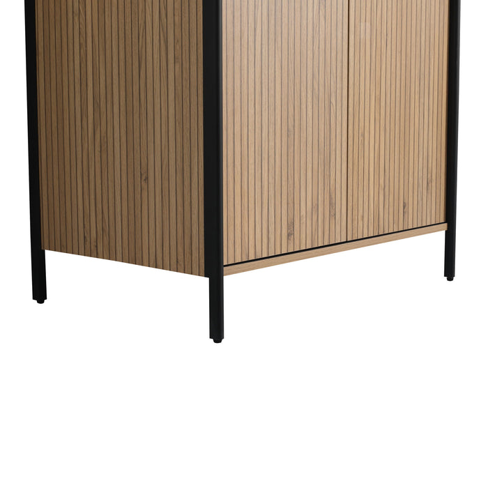 Contemporary Freestanding Bathroom Vanity With Adjustable Shelves