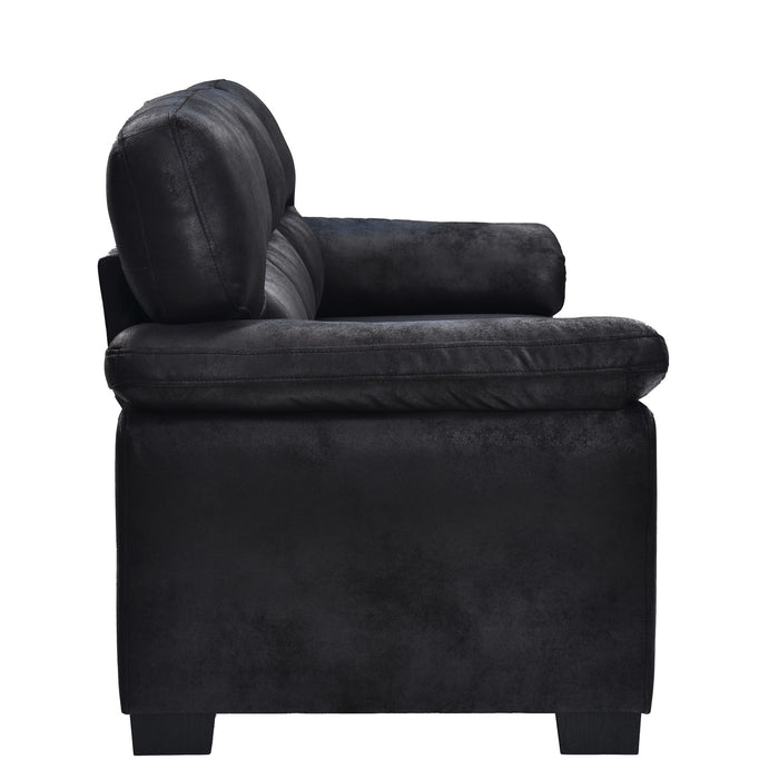 3 Seater Sofa With Padded Armrests And Triangular Leg