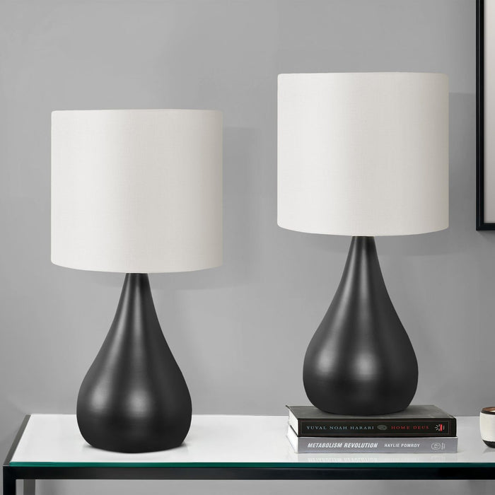 Lighting, Table Lamp, Contemporary (Set of 2) - Black