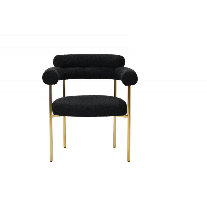 Upholstered Accent Dining Chairs With Armrests (Set of 2)