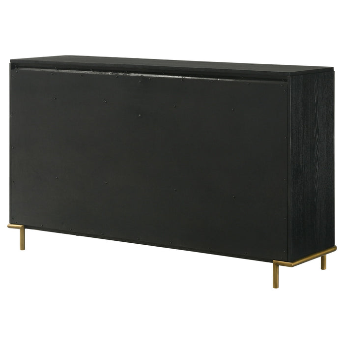 Anser - 8 Drawer Dresser - Black