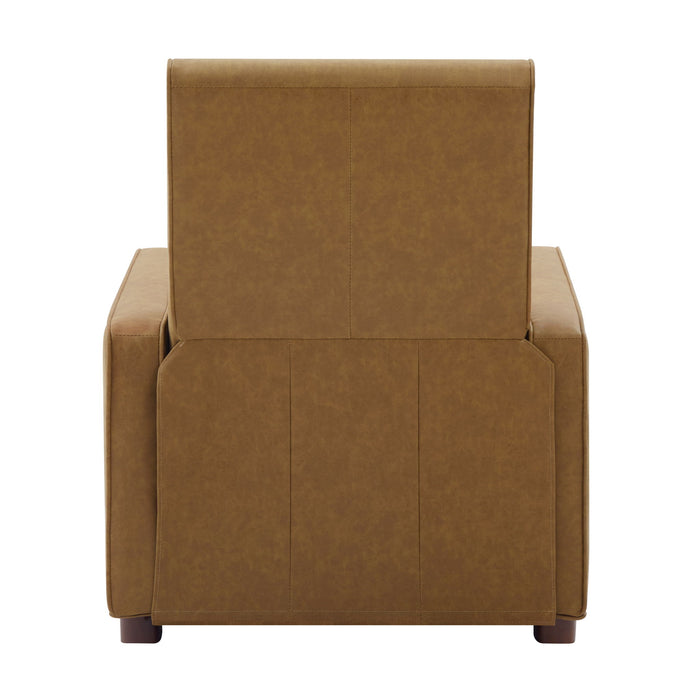 Manual Recliner Chair, 2 Position With 160° Adjustable Backrest For Living Room