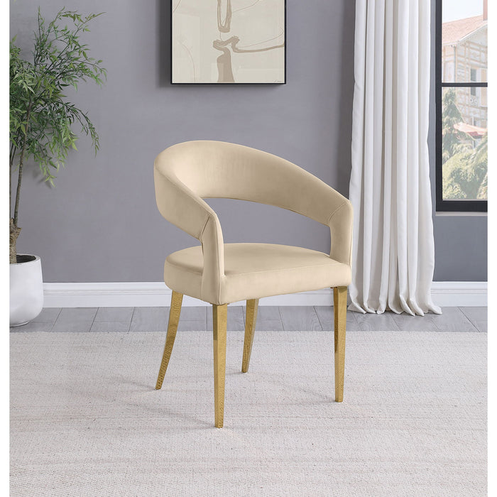 Rendina - Upholstered Dining Arm Chair (Set of 2) - Beige