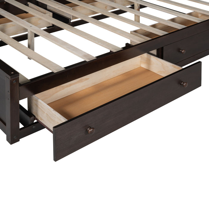 Bed With All In One Cabinet, Shelf And Sockets