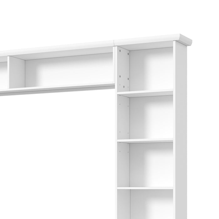 Farmhouse Elegant Entertainment Center Wall Unit With 4 Drawers