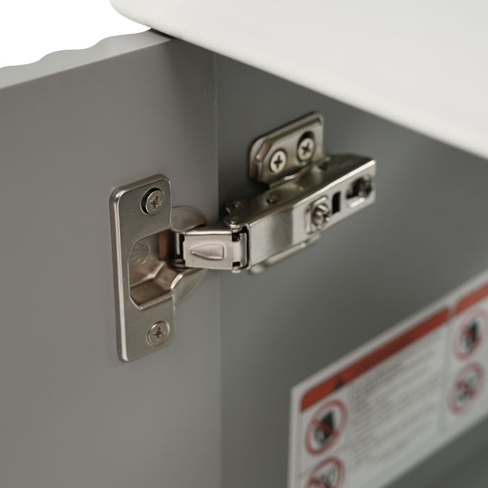 Modern Floating Bathroom Vanity With Ceramic Basin Perfect For Small Bathrooms