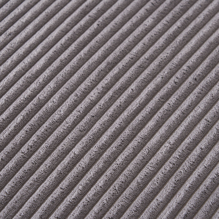 Modular Sectional Sofa With Ottoman, USB And Type C Charger, Petal Armrest Design