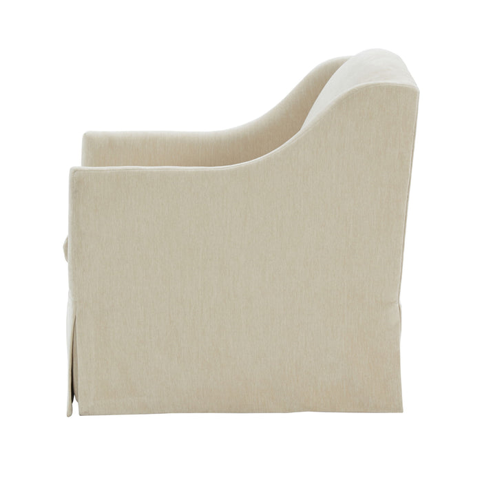 Luisa - Skirted Swivel Accent Chair