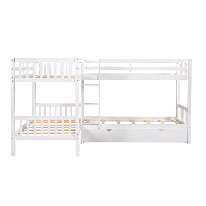 L Shaped Bunk Bed With Drawers