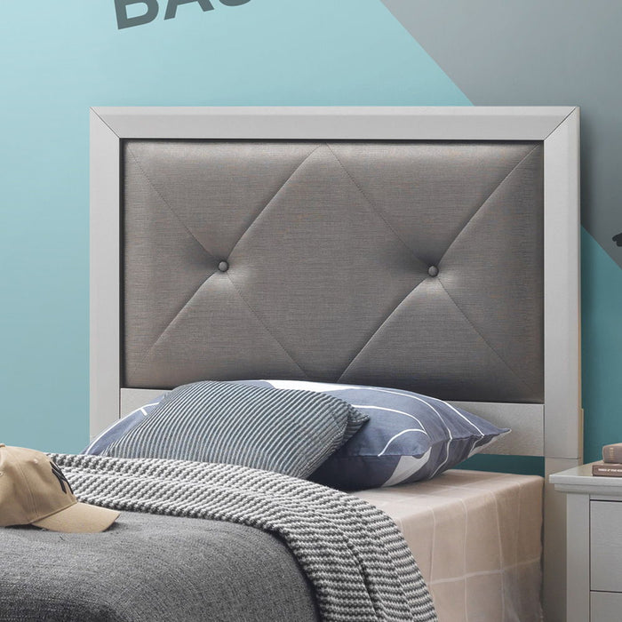 Padded Headboard Bed