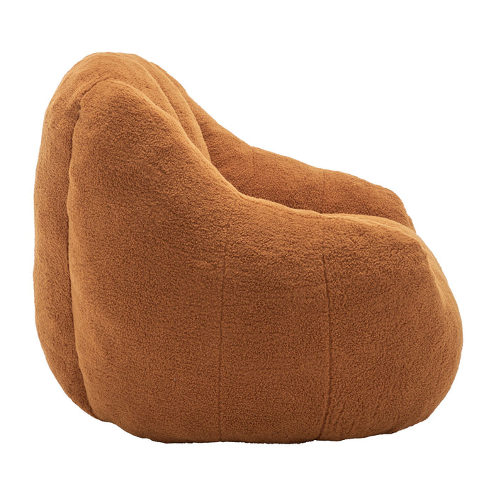 Comfy Bean Bag Chair With Memory Foam Filler, Tufted Soft