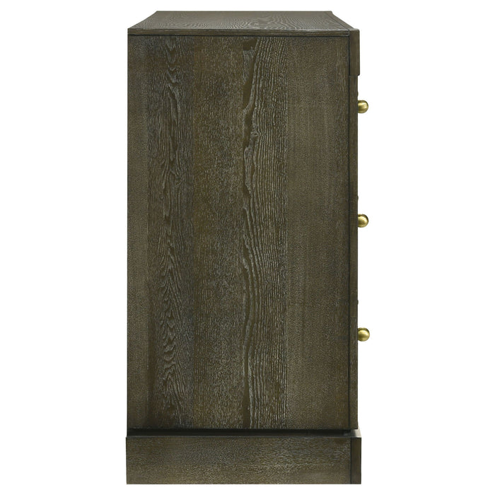 Sundance - 6 Drawer Dresser Cabinet - Dark Brown