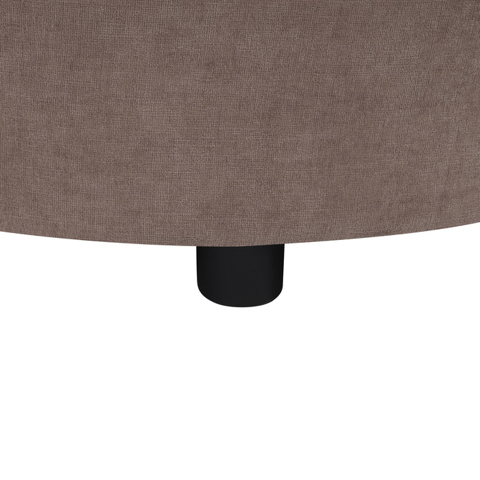 Modern L-Shaped Sectional Sofa With Curved Chaise, USB Ports, And Side Storage Pockets