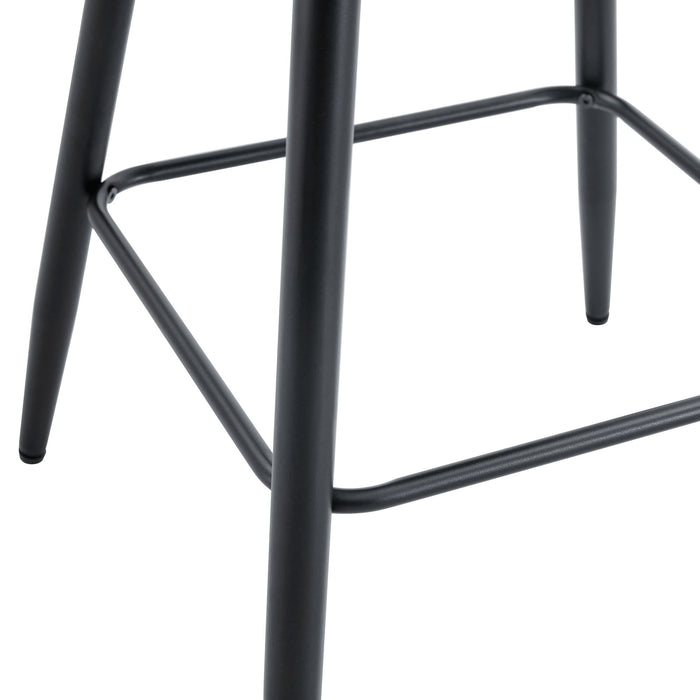 Modern Style Chair With Sleek Backrest Design (Set of 2)