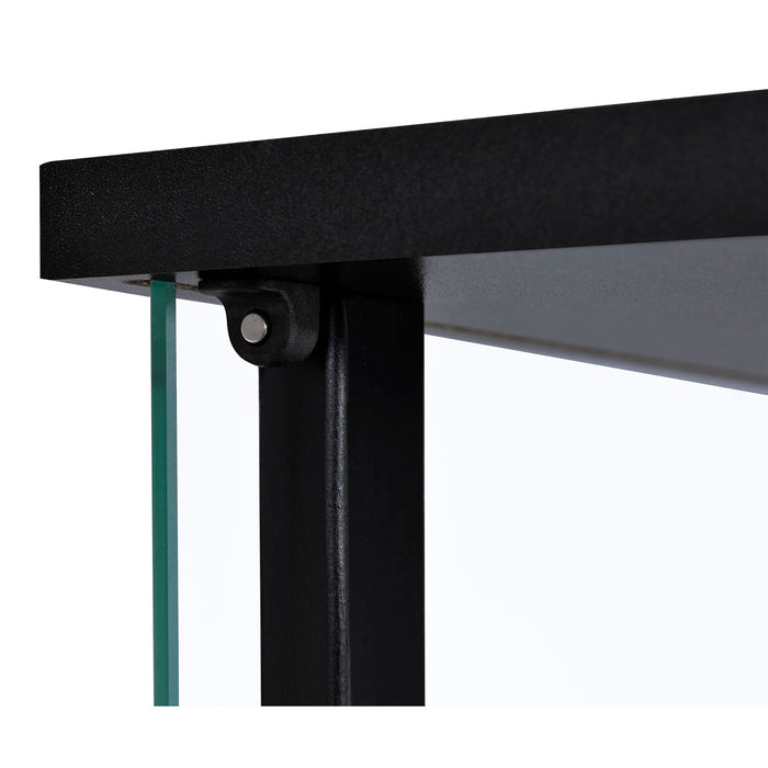 Serena - 4 Shelf Curio Cabinet - Black