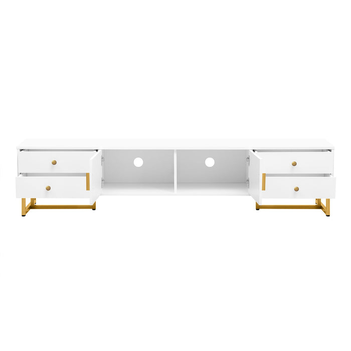 TV Stand With Storage For Living Room