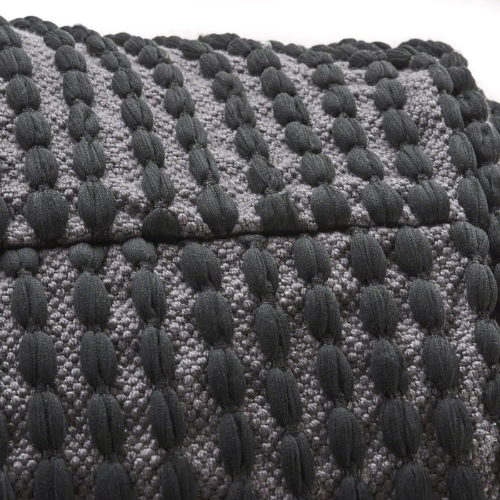 River - Handcrafted Cylindrical Pouf Water Resistant Fabric