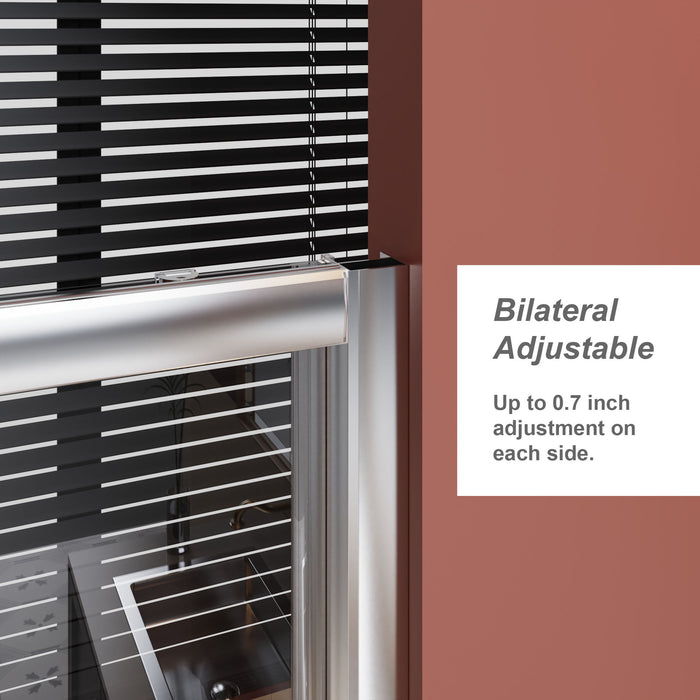 Sliding Shower Door With And Handle - Chrome