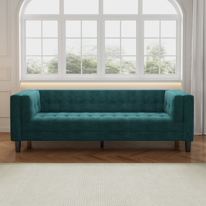 3 Seater Upholstered Tufted Sofa