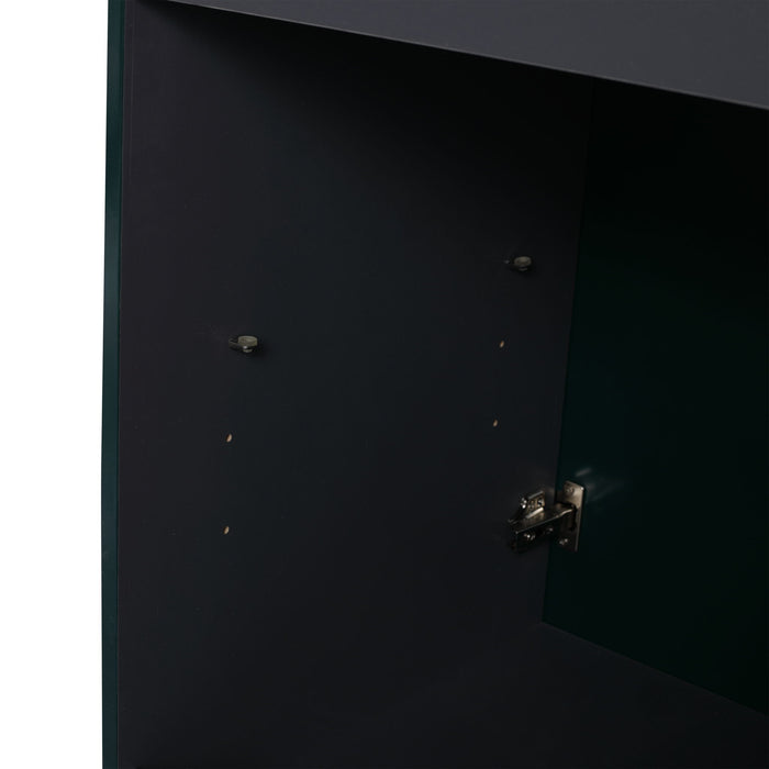 Contemporary Freestanding Bathroom Vanity With Resin Sink & Soft-Close Cabinet Doors