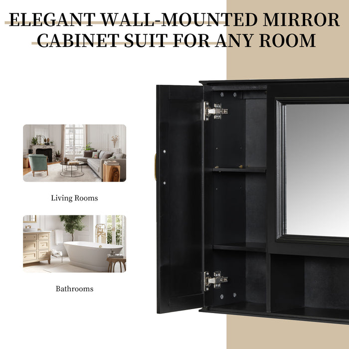 Modern Wall Mounted Medicine Cabinet With Mirror