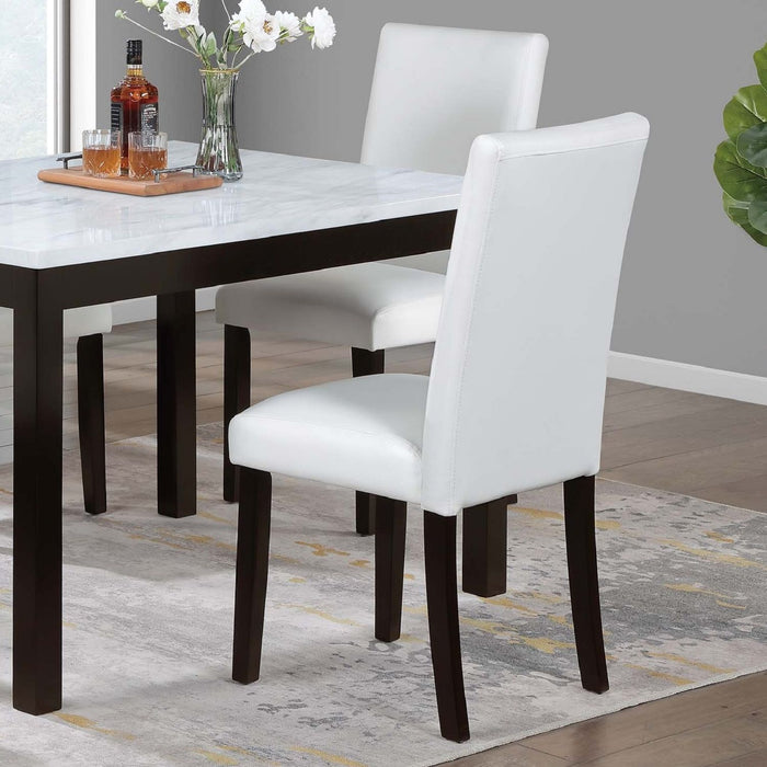 Dining Table With 4 Upholstered Side Chairs