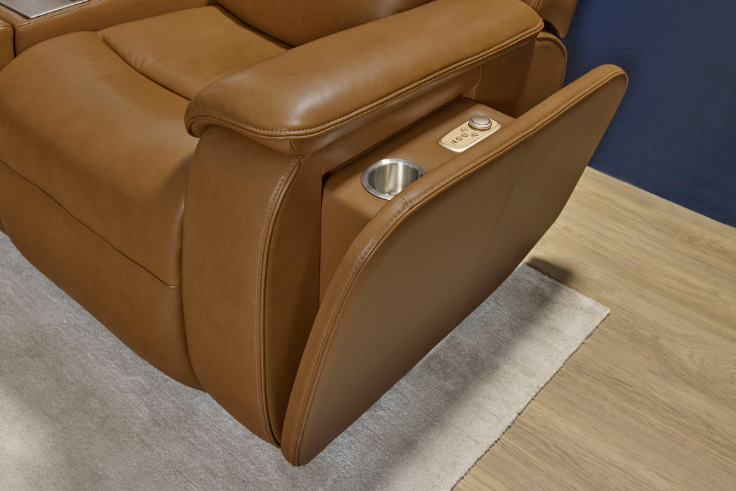 Ziggy - Power Reclining Sofa With Power Headrest, Lumbar, Heat & Massage