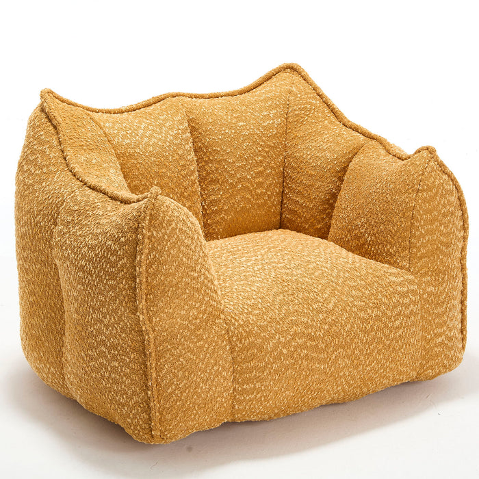 Comfortable Chenille Sofa Chairs With Highly Resilient Foam For Living Rooms And Bedrooms