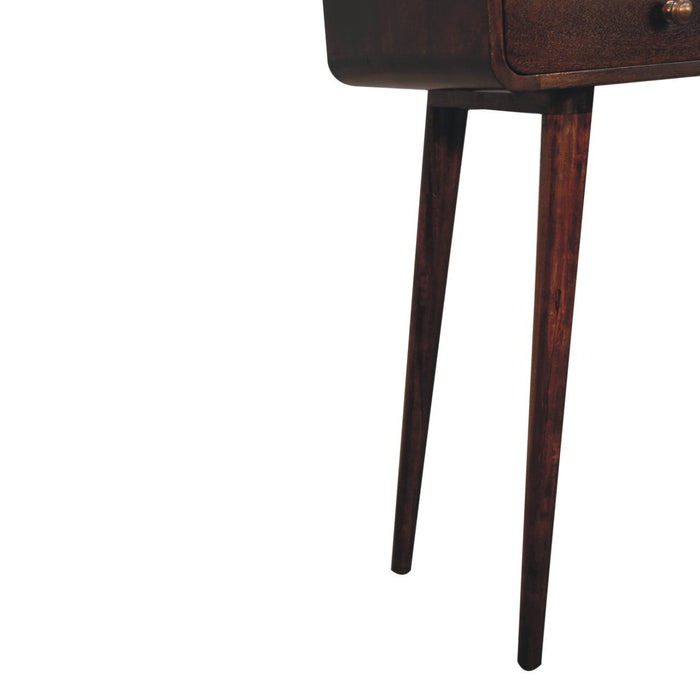 Solid Wood Curved Console Table