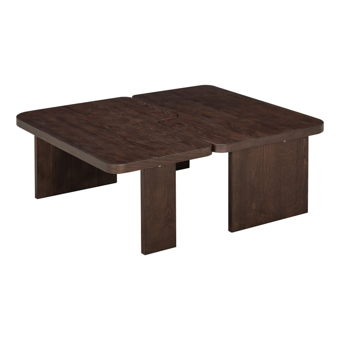 Modern Minimalist Coffee Table Set With Splicing Design