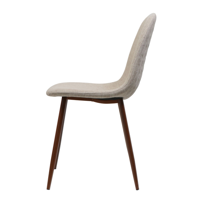 Elegant Dining Chair Set With Fabric