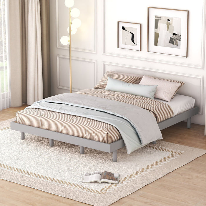 Modern Floating Platform Bed Frame