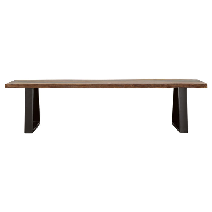 Wobegon - Rectangular Dining Bench - Gray