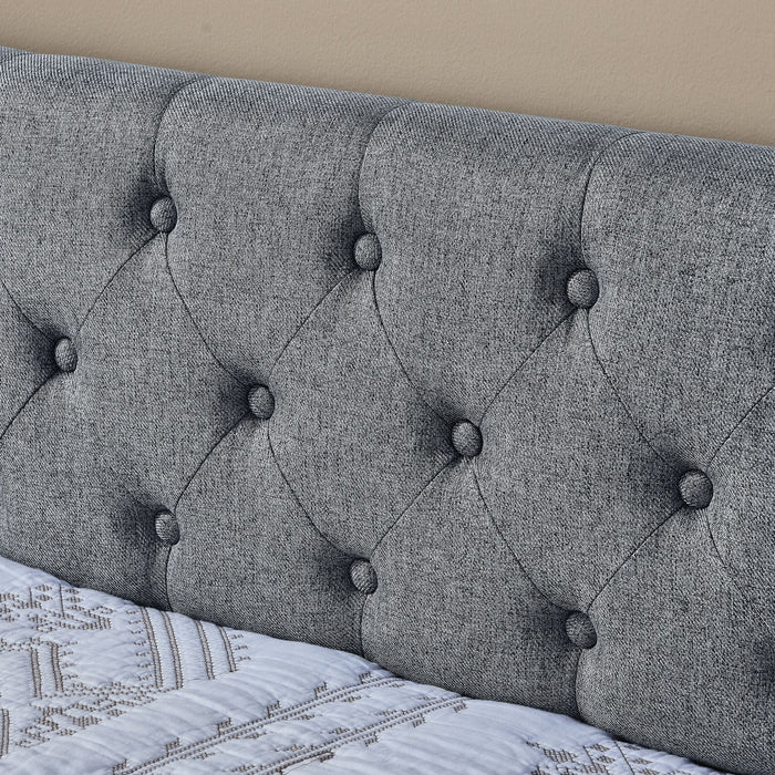 Daybed With Trundle And Storage Drawers, Flat Arms With Pocket