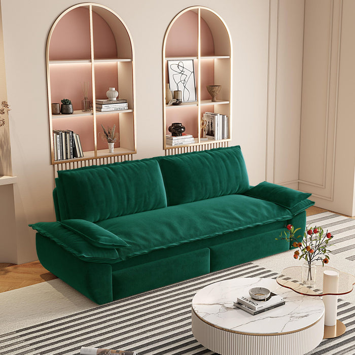 Queen Pull Out Sofa Bed, 3 In 1 Convertible Sleeper Sofa