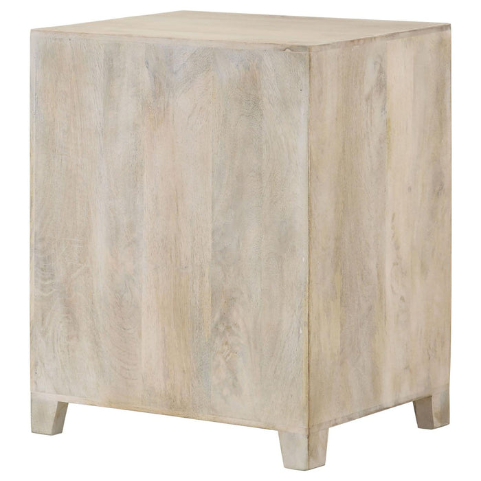 1 Door Accent Cabinet With Drawer - Beige