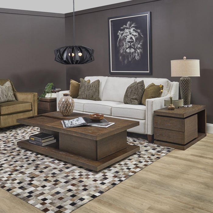 Athens - End Table - Chocolate Brown