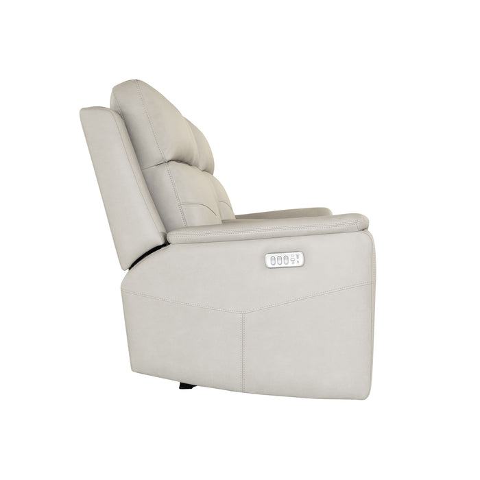 Vernon - Power Reclining Loveseat With Console, Power Headrests, Lumbar, Heat & Massage