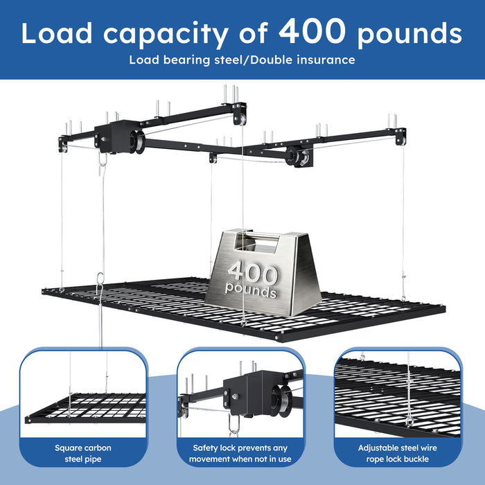 Overhead Garage Storage Rack