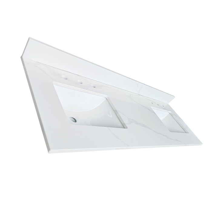 Bathroom Vanity Top With Undermount Sink, 3 Pre Drilled Holes
