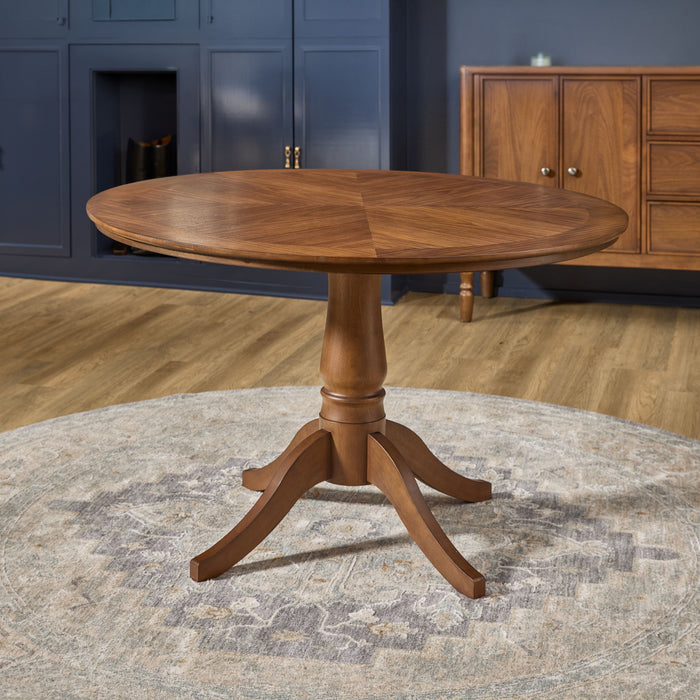 Azalea - Round Dining Table - Walnut